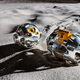Conceptual image showing the SORA-Q transformable robot working on the Moon.